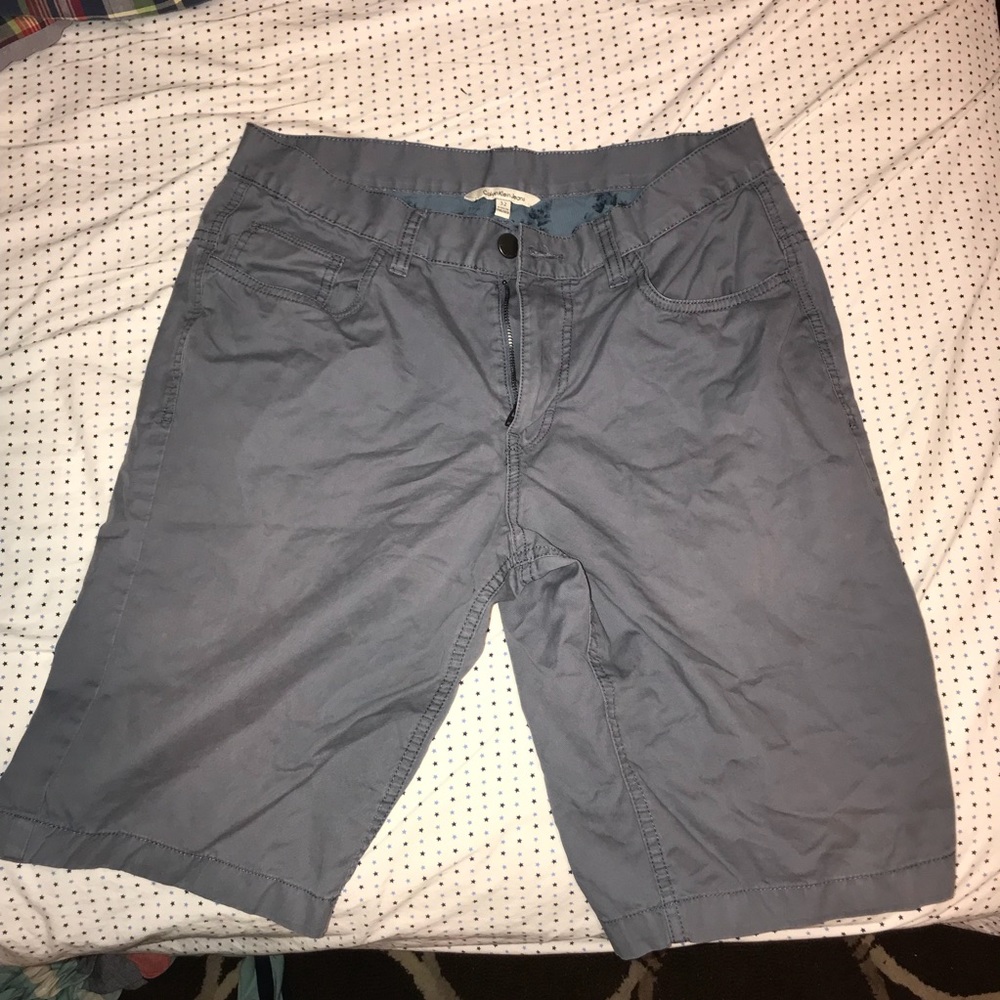 Calvin Klein flat front shorts
